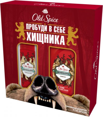 Набор Old Spice Bearglove – подарок для настоящих хищников